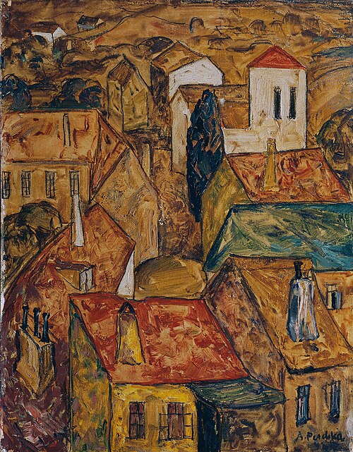 Stadtlandschaft, 1920, Anton Peschka