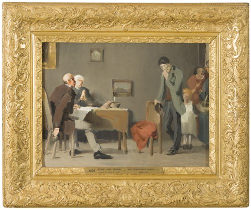 The Prodigal Son. Sketch, 1881, Axel Kulle