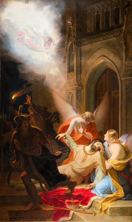 Murder of St. Wenceslas, 1844, Anton Petter