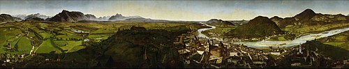 Panorama de Sattler, 1825, Johann Michael Sattler