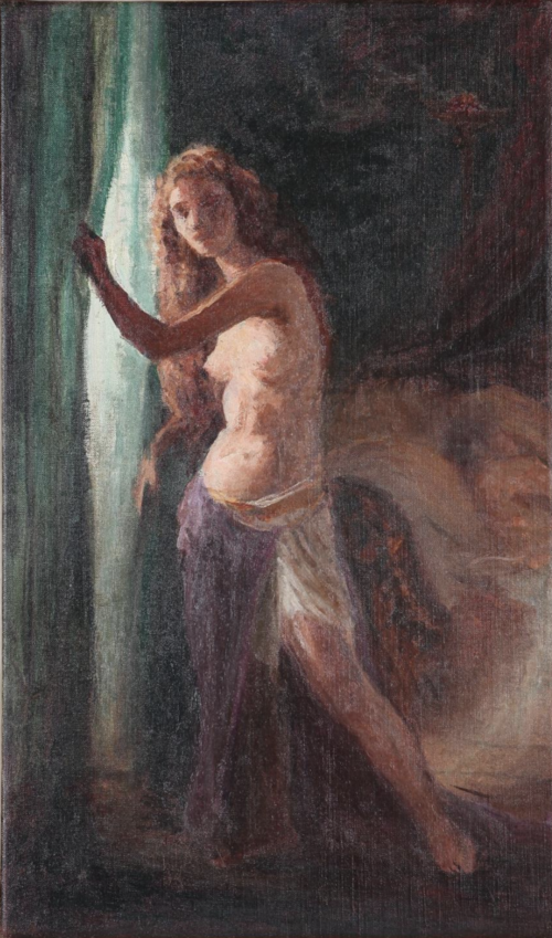 Estudo para Dalila I, 1917, Maria Pardos Ferreira Lage