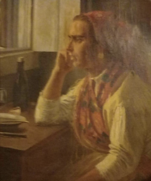 Pensativa, 1916, Maria Pardos Ferreira Lage