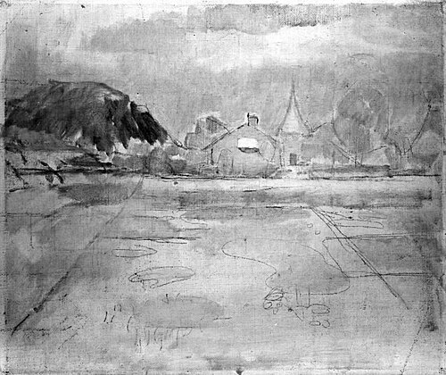 Villa near the Mountain, 1908, Carl Kylberg