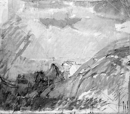 Studie II til "Hav och Klippor", 1908, Carl Kylberg
