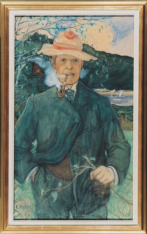 Självporträtt, 1903, 1903, Carl Kylberg