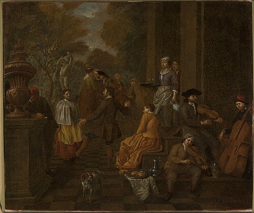 Company in the garden, , Jan Josef Horemans I