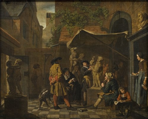 A Sculptor's Studio, , Jan Josef Horemans I