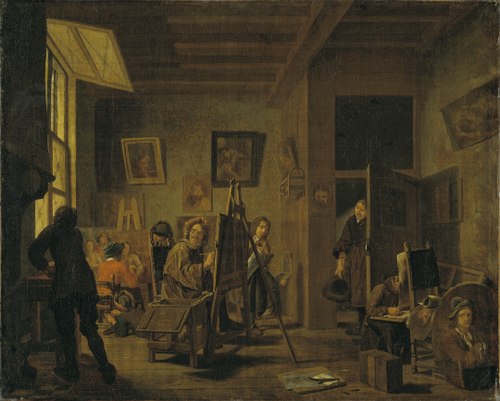 A Painter's Studio, , Jan Josef Horemans I