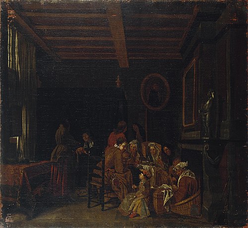 Genre Scene (Breakfast), 1712, Jan Josef Horemans I