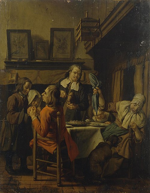 A Genre Scene, 1740, Jan Josef Horemans I