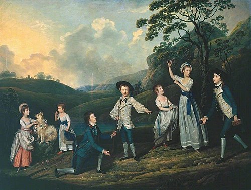 The Children of George Bond of Ditchleys, 1768, Hugh Barron
