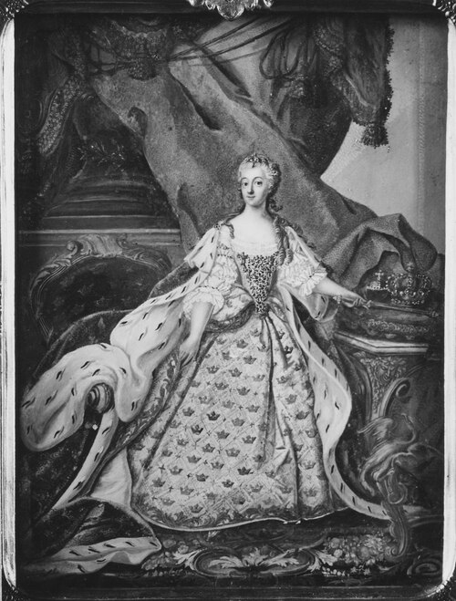 Lovisa Ulrika, 1720-1782, drottning av Sverige, prinsessa av Preussen, 1800, Niclas Lafrensen the Elder