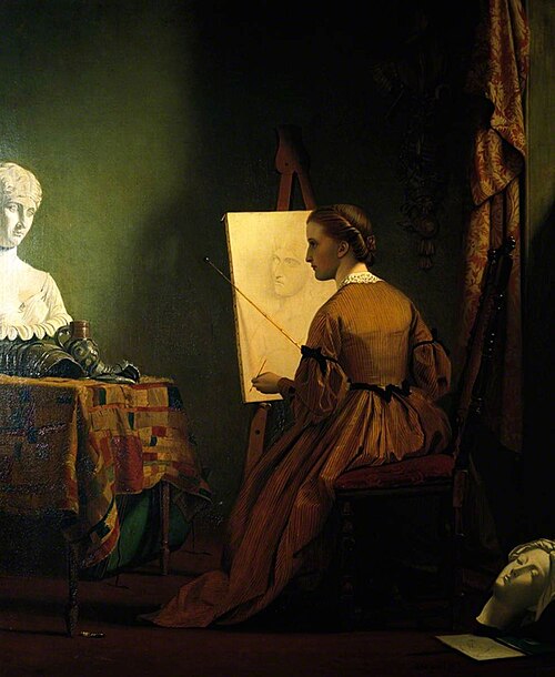 My Pupil, 1870, John Haynes-Williams