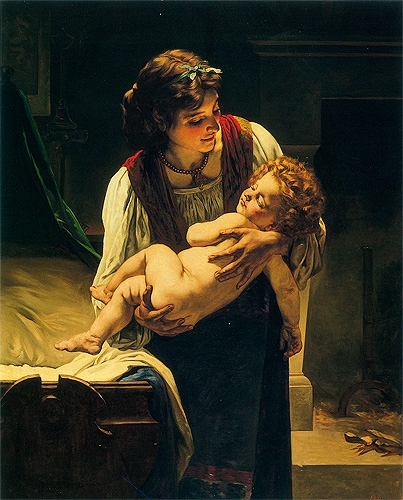 La maternité., 1860, John Haynes-Williams