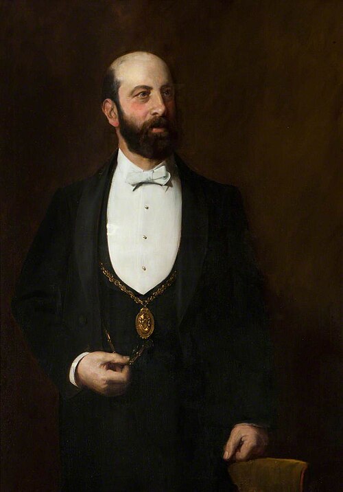 Portrait of Sir Otto Jaffe, Lord Mayor of Belfast (1899 & 1904), 1900, John Haynes-Williams