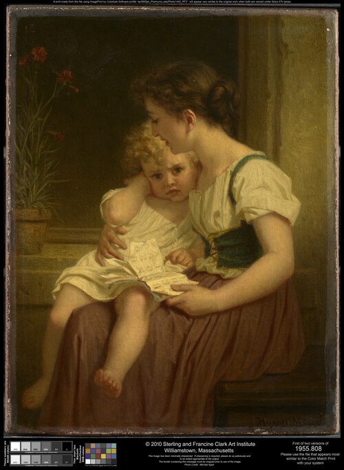 Mother and Child, 1864, Hugues Merle
