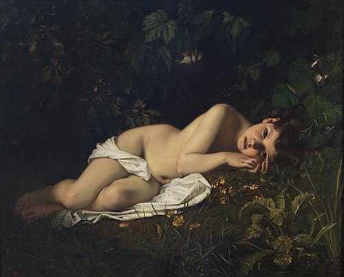Afternoon Dreaming, 1865, Hugues Merle