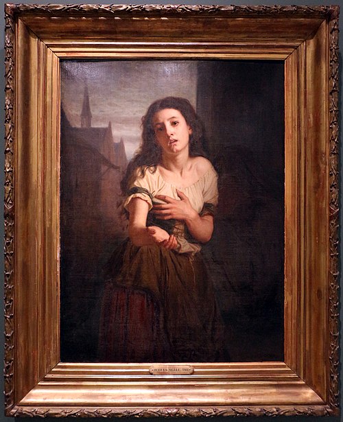 Une mendiante, 1861, Hugues Merle