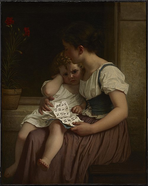 The First Thorns of Knowledge, 1864, Hugues Merle