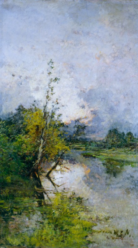 Landscape with Pond, 1897, Eugenio Gignous