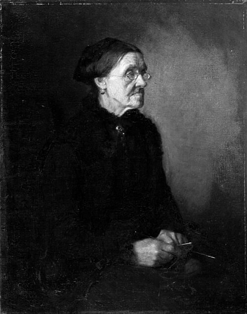 Dameportræt, 1888, Knud Erik Larsen