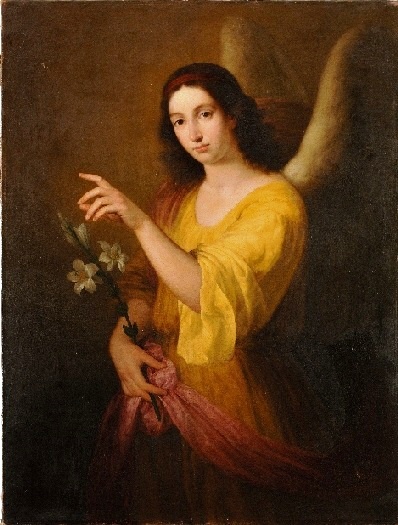 Arcángel San Gabriel, 1847, Antonio María Esquivel