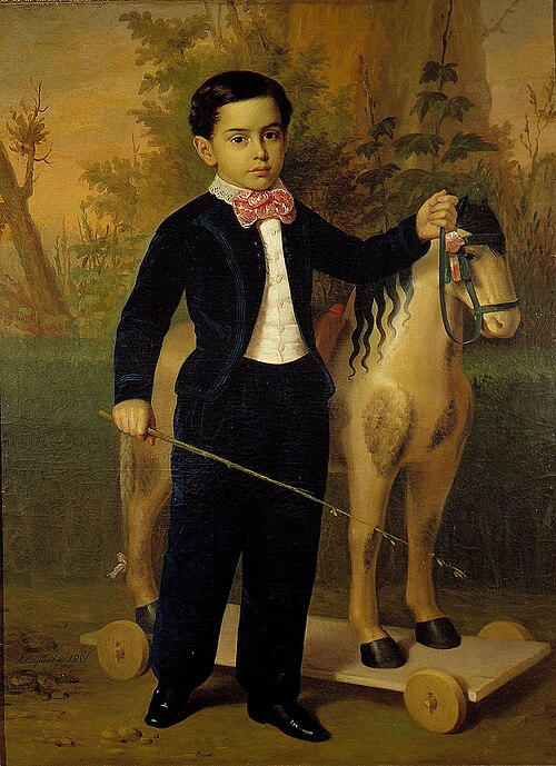 Retrato de Carlos Pomar Margrand, 1851, Antonio María Esquivel