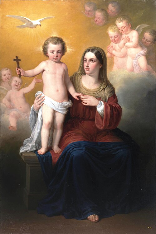 The Virgin and Child, 1856, Antonio María Esquivel