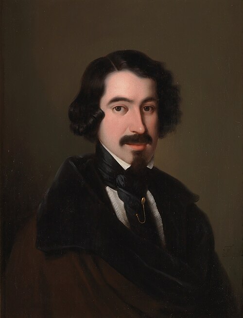 El escritor José de Espronceda, 1842, Antonio María Esquivel