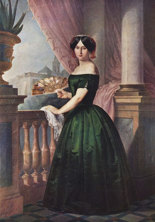 Portrait of Josefa García Solís, 1852, Antonio María Esquivel