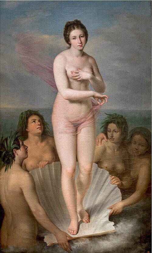 El nacimiento de Venus, 1842, Antonio María Esquivel