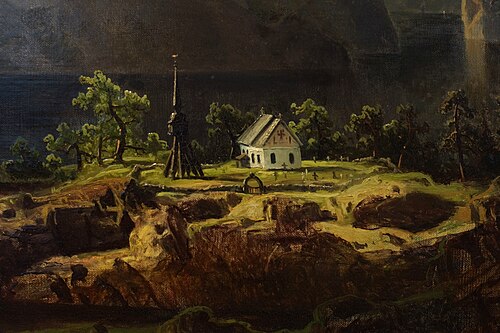 Coast Landscape, 1860, Marcus Larson
