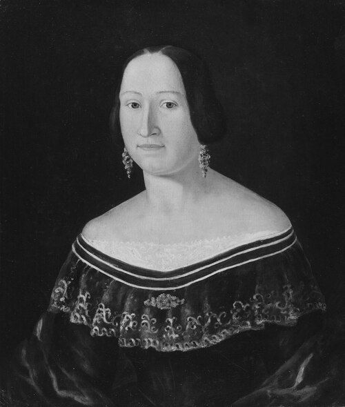 Eva Sophia Fridman, 1791-1861, gift med rusthållare Arvid Larsson, , Marcus Larson