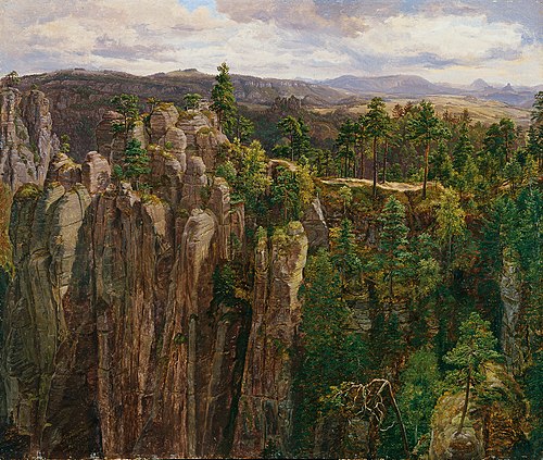 Im Elb-Sandsteingebirge, 1841, Anton Schiffer