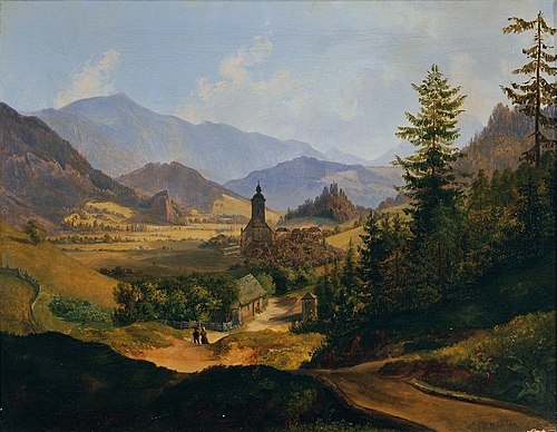 Der Josephsberg bei Mariazell, , Anton Schiffer