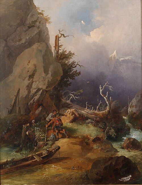Die Wilddiebe, 1846, Anton Schrodl