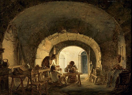 In the Ruins of the Marcellus Theatre, 1820, Aleksander Lauréus