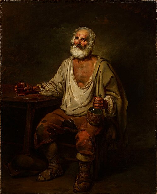 Man Drinking Wine, 1822, Aleksander Lauréus