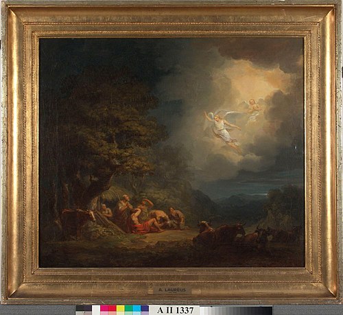 Kristi födelse förkunnas för Herdarna, 1815, Aleksander Lauréus