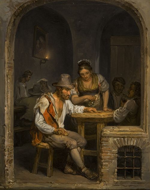 Roman Osteria, 1820, Alexander Lauréus