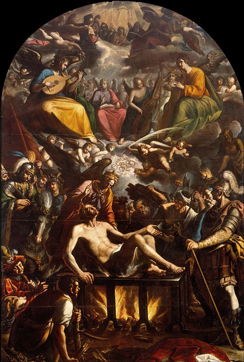 The Martyrdom of Saint Lawrence, 1650, José Juárez