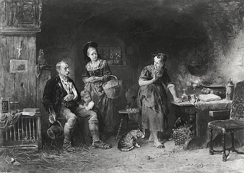 Die Quacksalberin, 1876, Anton Seitz