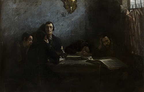 School of Talmudists, 1887, Samuel Hirszenberg