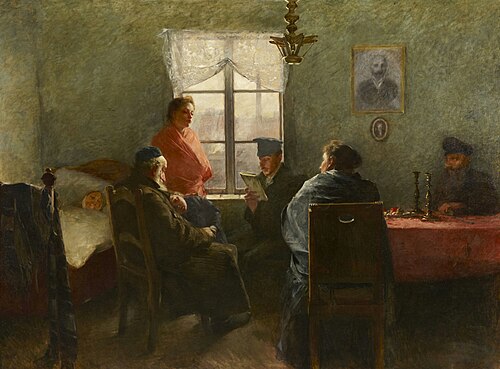 The Sabbath Rest, 1894, Samuel Hirszenberg