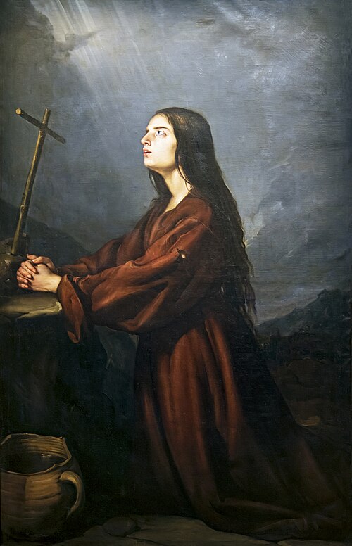 La Madeleine en prière, 1870, José María Rodríguez de Losada
