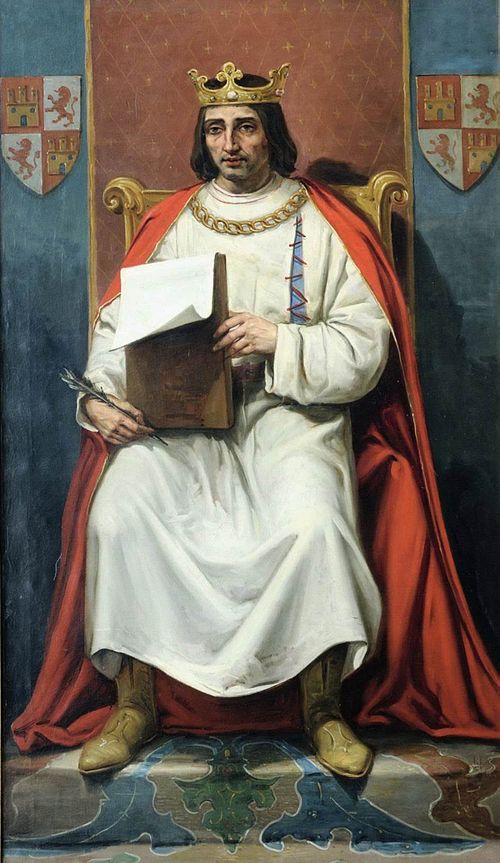 Alfonso X de Castilla, 1892, José María Rodríguez de Losada