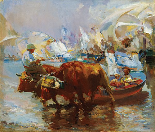 Arrival of the Fish, 1904, José Navarro Lloréns