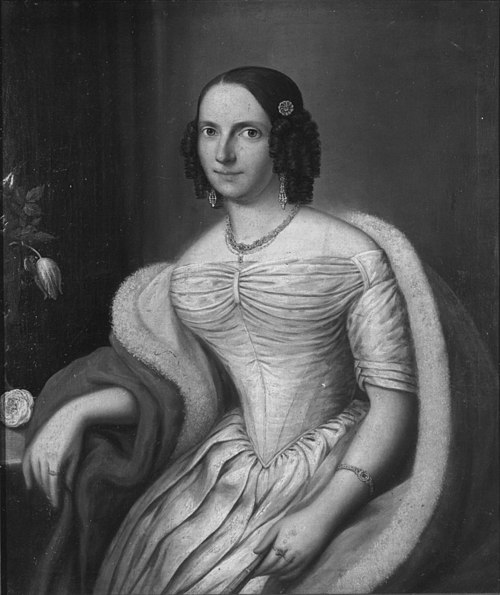 Adeline Louise Werligh, 1842, Carl Peter Lehmann