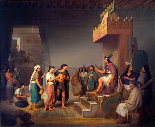 The Discovery of Pulque, 1869, José Obregón
