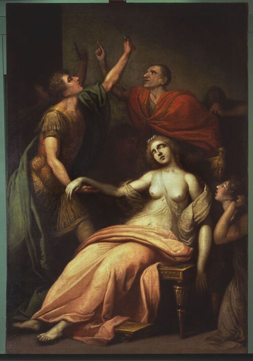 Death of Lucretia, 1788, Franciszek Smuglewicz